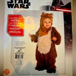 STAR WARS Ewok baby costume size 6-12 months